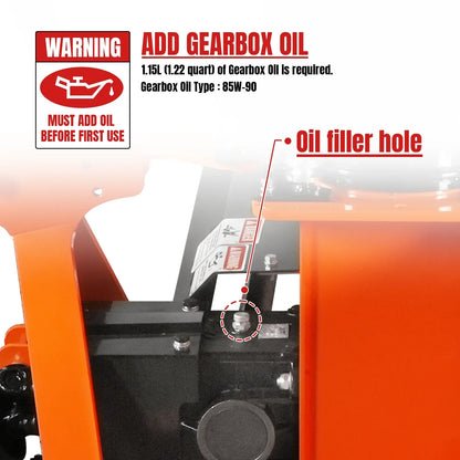 84" 3 Point PTO Snow Blower 24" Impeller Diameter 360° Snow Chute (PTO Shaft Included with Slip Clutch),  35-95 HP,  TSB84T