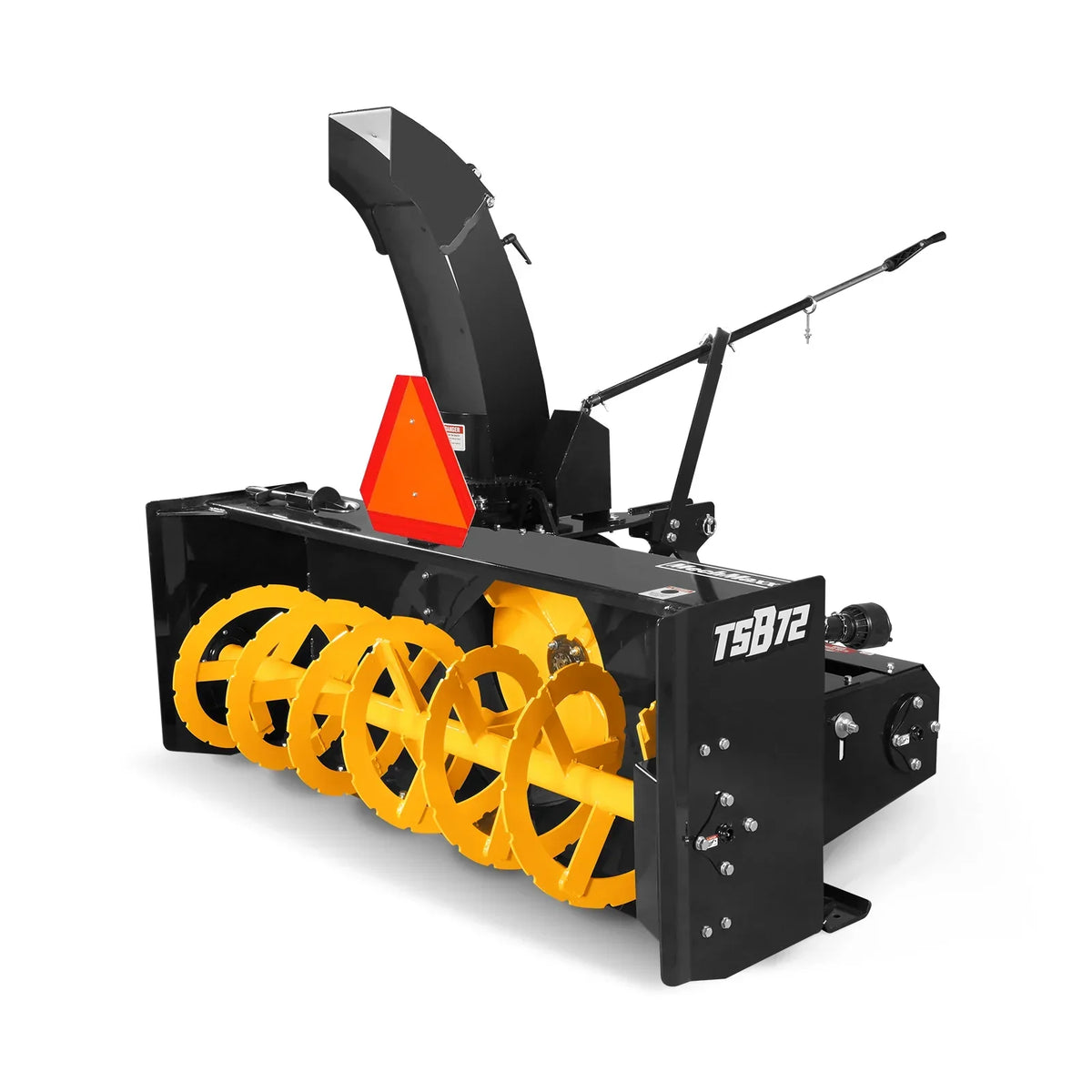72" 3 Point PTO Snow Blower 24" Impeller Diameter 360° Snow Chute (PTO Shaft Included with Slip Clutch),  30-75 HP,  TSB72