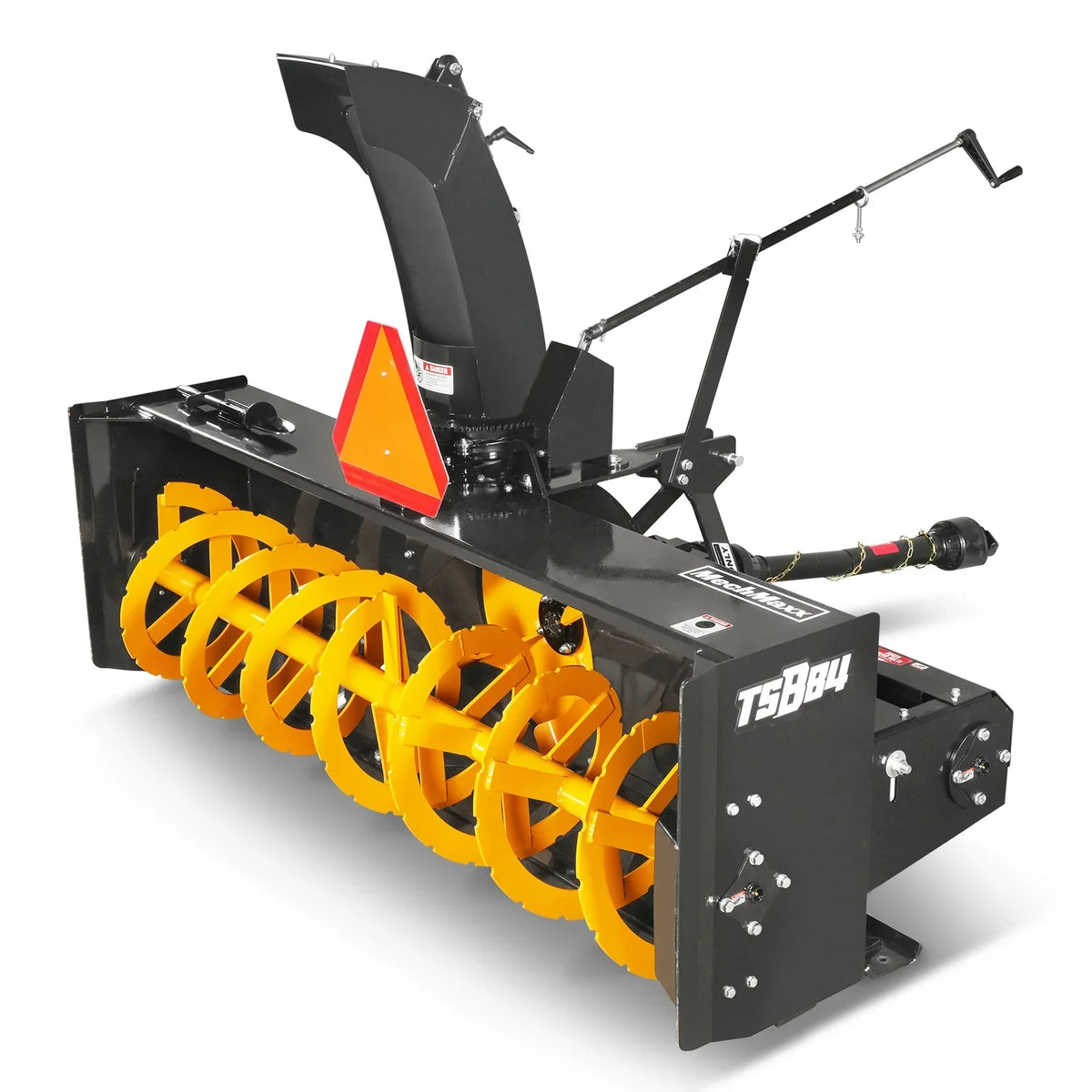 84" 3 Point PTO Snow Blower 24" Impeller Diameter 360° Snow Chute (PTO Shaft Included with Slip Clutch),  35-95 HP,  TSB84