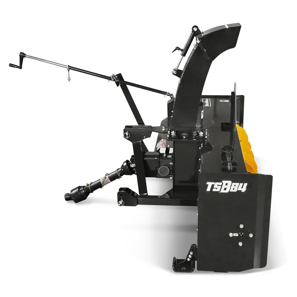 84" 3 Point PTO Snow Blower 24" Impeller Diameter 360° Snow Chute (PTO Shaft Included with Slip Clutch),  35-95 HP,  TSB84