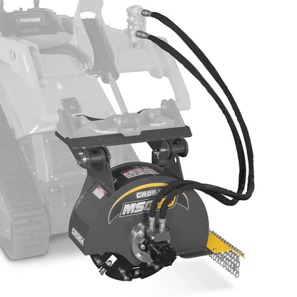 20'' Flywheel Diameter Mini Skid Steer Stump Grinder with 24 Carbide Teeth, MSG20