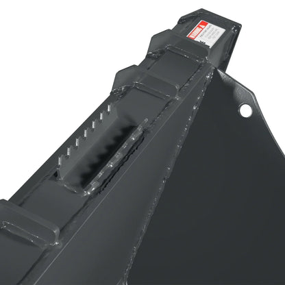 48" Skid Steer Stump Bucket Wrecker with Universal Quick Attach, Bolt-On Cutting Teeth, SBE53