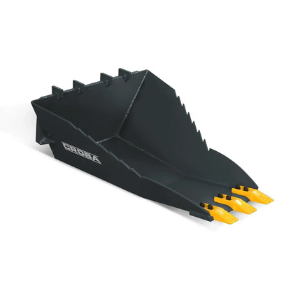 16'' Cutting Width Mini Skid Steer Stump Bucket