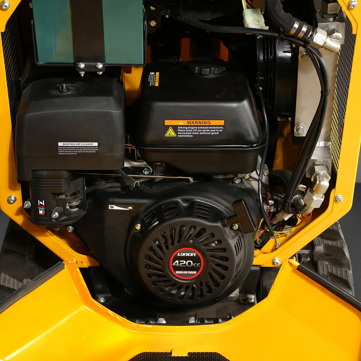 1800lb 420cc  E-start Gas Engine Stand-ON Hydraulic Track Dumper with Self-Loading ,  T80
