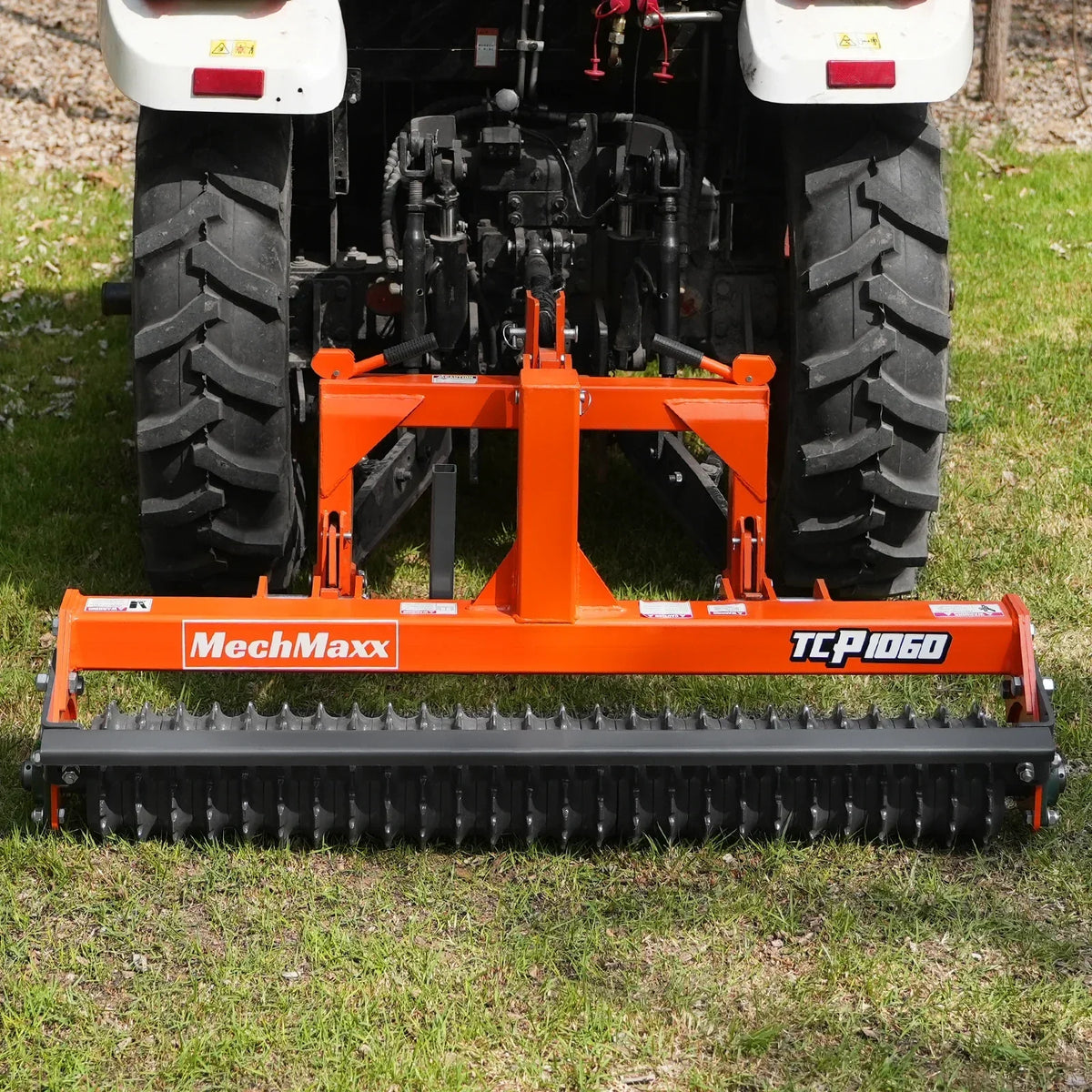 60" Cultipacker with 26 Ductile Iron Wheels,  Scraper Bar Included,  Category 1 and 2,  3 Point Hitch Tractor Attachment,  TCP1060