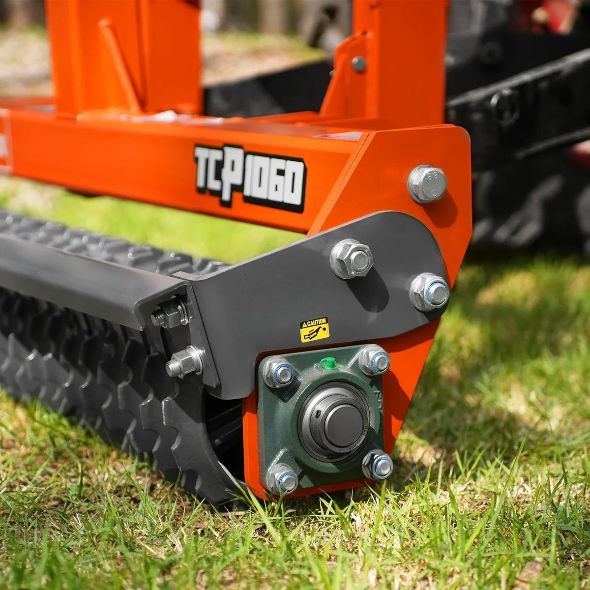 60" Cultipacker with 26 Ductile Iron Wheels,  Scraper Bar Included,  Category 1 and 2,  3 Point Hitch Tractor Attachment,  TCP1060