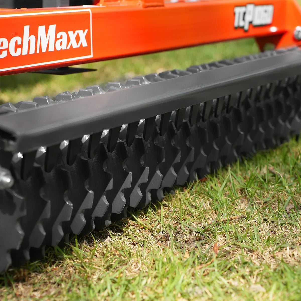 60" Cultipacker with 26 Ductile Iron Wheels,  Scraper Bar Included,  Category 1 and 2,  3 Point Hitch Tractor Attachment,  TCP1060