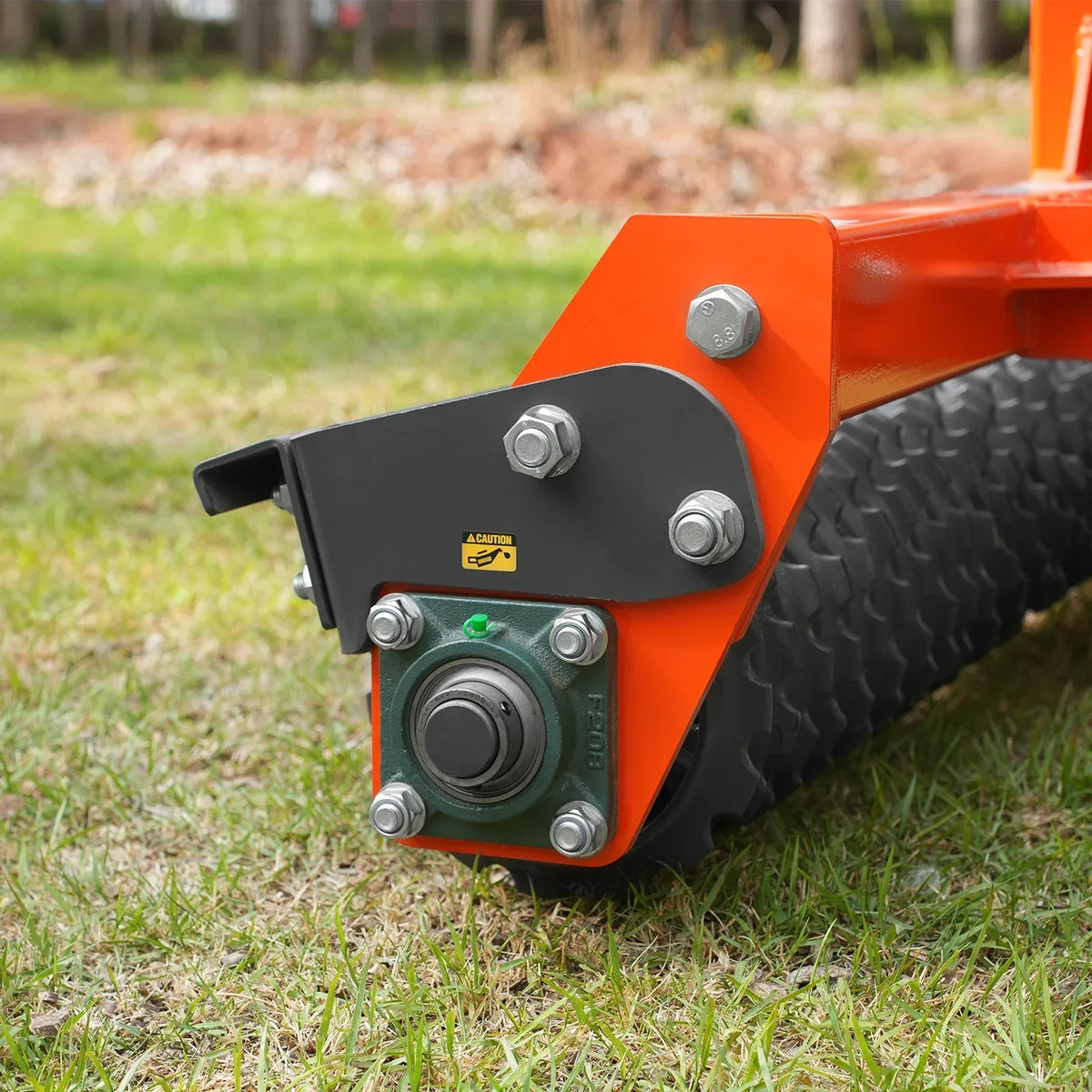 72" Cultipacker with 32 Ductile Iron Wheels,  Scraper Bar Included,  Category 1 and 2,  3 Point Hitch Tractor Attachment,  TCP1072