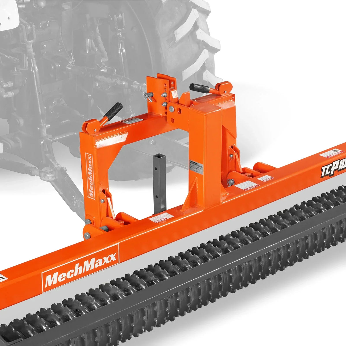 60" Cultipacker with 26 Ductile Iron Wheels,  Scraper Bar Included,  Category 1 and 2,  3 Point Hitch Tractor Attachment,  TCP1060