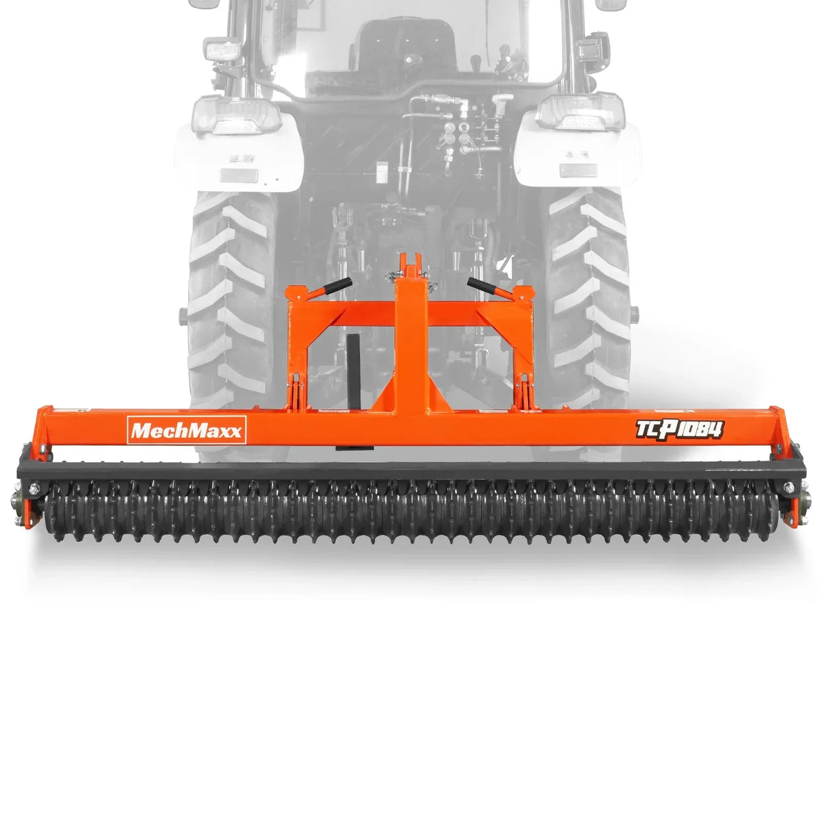 84" Cultipacker with 37 Ductile Iron Wheels,  Scraper Bar Included,  Category 1 and 2,  3 Point Hitch Tractor Attachment,  TCP1084
