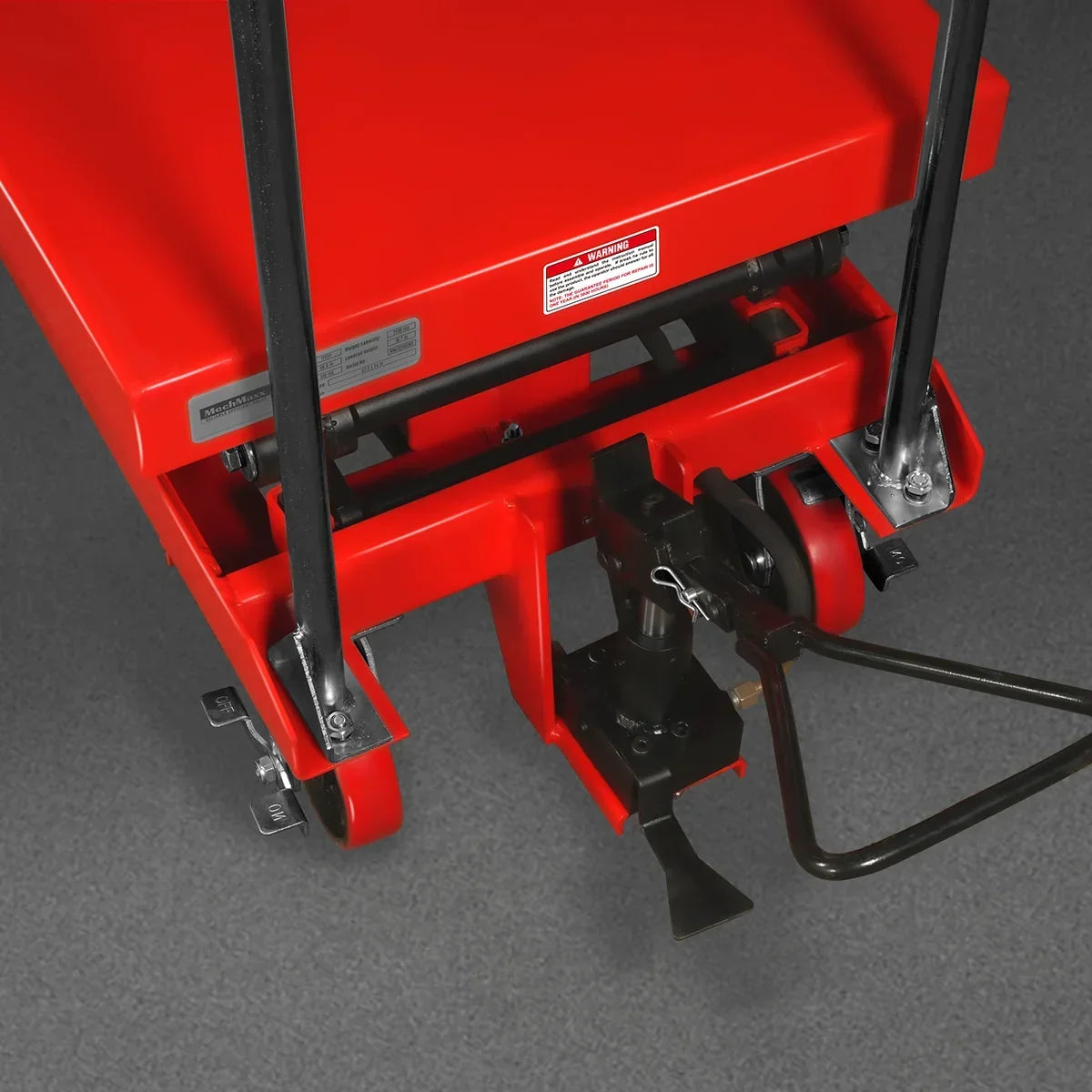 Mobile Double Scissor Lift Table Cart 2200lbs Capacity,  Platform Size,  47.2" x 24",  Height 66.9" ,  TFD22