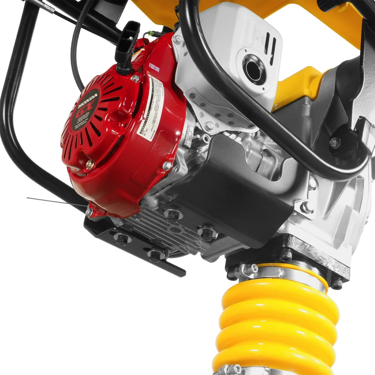 Honda GX100 Tamping Rammer with Wheel Kit, 2250 lb Impact Force Jumping Jack Tamper Compactor for Soil, Gravel, Backfill and Foundation, TR60H