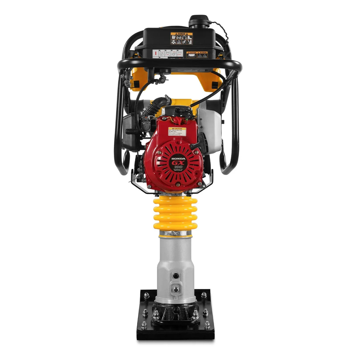 Honda GX100 Tamping Rammer with Wheel Kit, 2250 lb Impact Force Jumping Jack Tamper Compactor for Soil, Gravel, Backfill and Foundation, TR60H