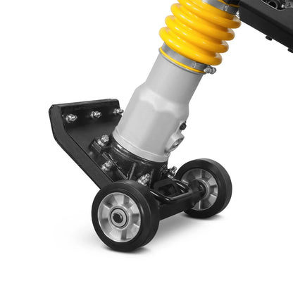 Honda GX100 Tamping Rammer with Wheel Kit, 2250 lb Impact Force Jumping Jack Tamper Compactor for Soil, Gravel, Backfill and Foundation, TR60H