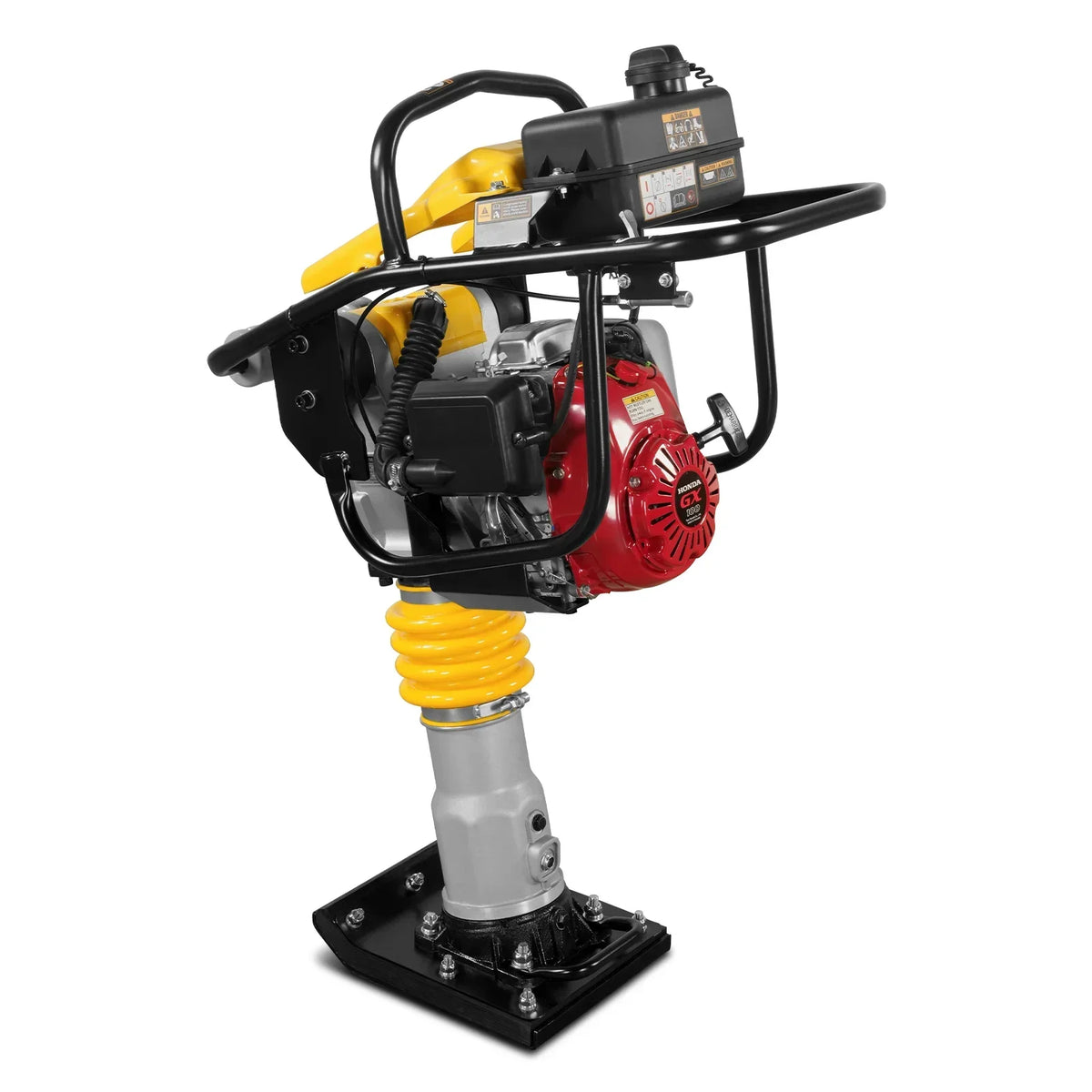Honda GX100 Tamping Rammer with Wheel Kit, 2250 lb Impact Force Jumping Jack Tamper Compactor for Soil, Gravel, Backfill and Foundation, TR60H