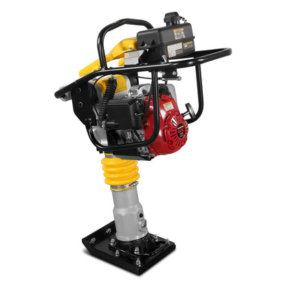 Honda GX100 Tamping Rammer with Wheel Kit, 2250 lb Impact Force Jumping Jack Tamper Compactor for Soil, Gravel, Backfill and Foundation, TR60H