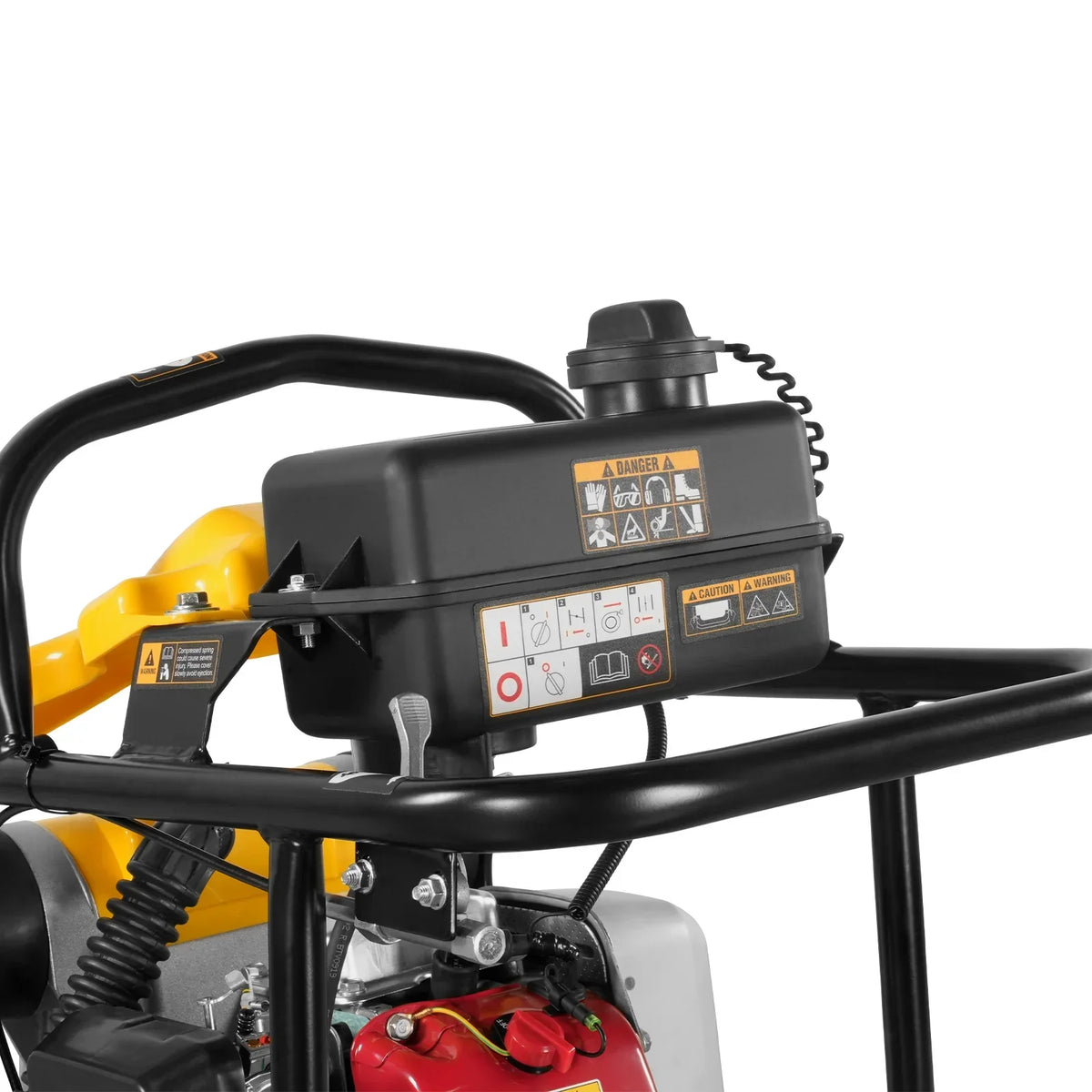 Honda GX100 Tamping Rammer with Wheel Kit, 2250 lb Impact Force Jumping Jack Tamper Compactor for Soil, Gravel, Backfill and Foundation, TR60H