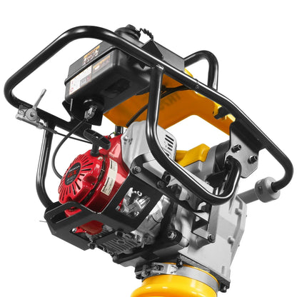 Honda GXR120 Tamping Rammer with Wheel Kit, 3150 lb Impact Force Jumping Jack Tamper Compactor for Soil, Gravel, Backfill and Foundation, TR75H