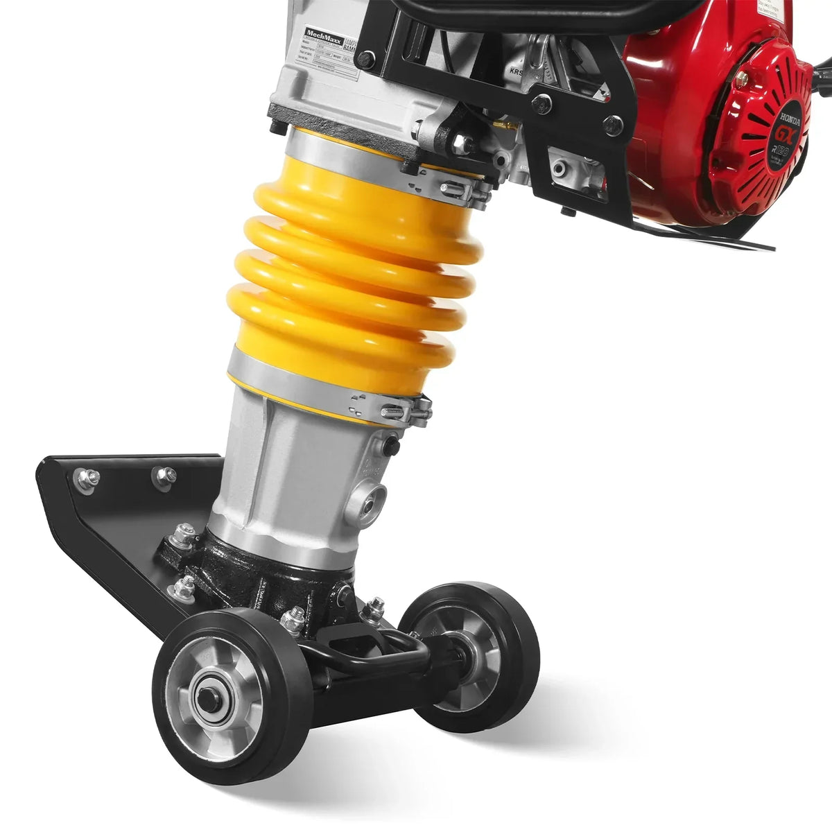 Honda GXR120 Tamping Rammer with Wheel Kit, 3150 lb Impact Force Jumping Jack Tamper Compactor for Soil, Gravel, Backfill and Foundation, TR75H