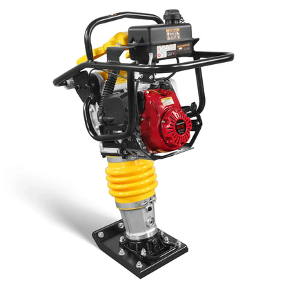 Honda GXR120 Tamping Rammer with Wheel Kit, 3150 lb Impact Force Jumping Jack Tamper Compactor for Soil, Gravel, Backfill and Foundation, TR75H