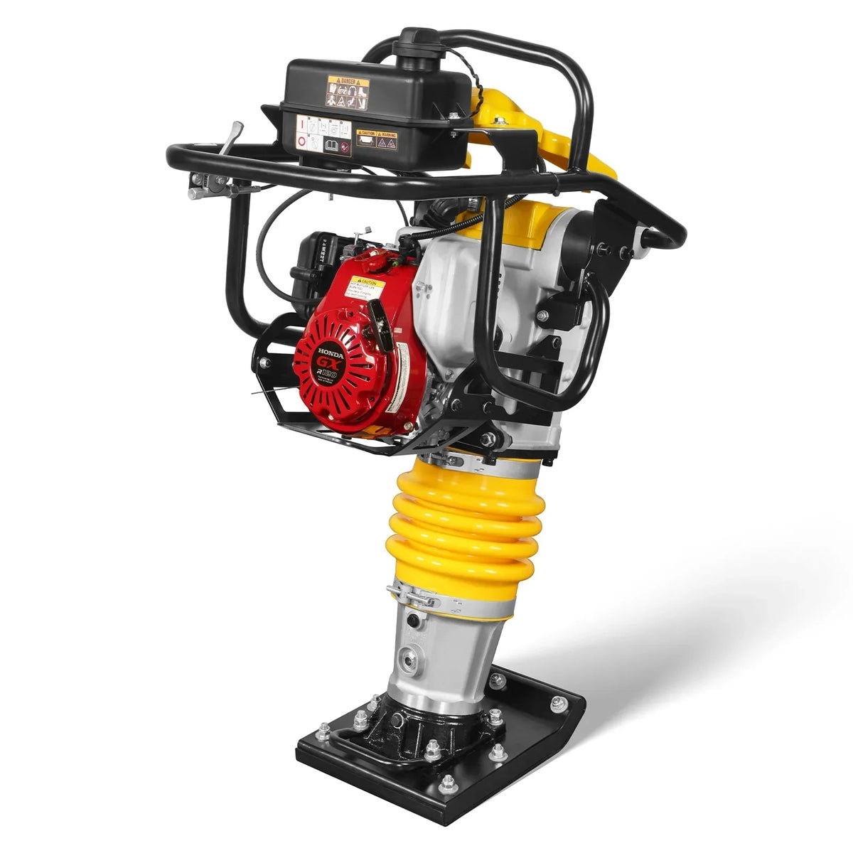 Honda GXR120 Tamping Rammer with Wheel Kit, 3150 lb Impact Force Jumping Jack Tamper Compactor for Soil, Gravel, Backfill and Foundation, TR75H
