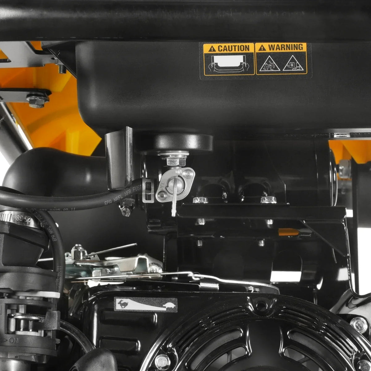 6.5 HP Tamping Rammer with Wheel Kit, 2700 lb Impact Force Jumping Jack Tamper Compactor for Soil, Gravel, Backfill and Foundation, TR90L