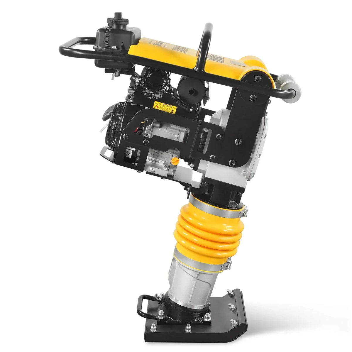 6.5 HP Tamping Rammer with Wheel Kit, 2700 lb Impact Force Jumping Jack Tamper Compactor for Soil, Gravel, Backfill and Foundation, TR90L