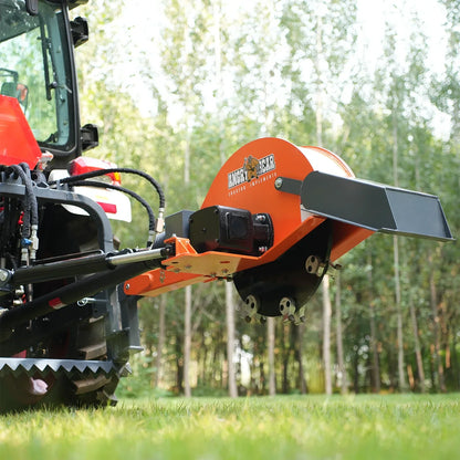 24'' Cutting Wheel Hydraulic Cylinders Stump Grinder,  (PTO Shaft Included with Slip Clutch) ,  35-60hp,   TSG61