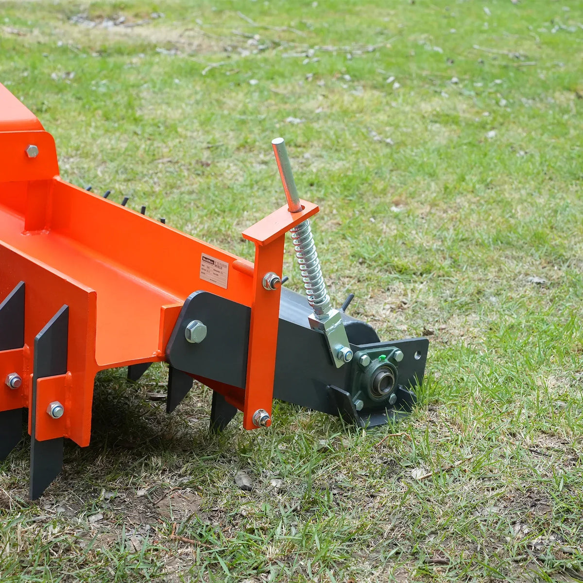84" Heavy Duty Soil Pulverizer,  Single Spiked Roller,  29 Shanks,  Category 1 and 2,  3 Point Hitch Tractor Attachment,  TSP84