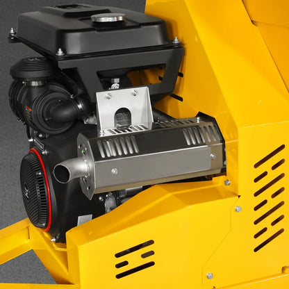 35hp 1000cc ZONSEN E-Start 8 inch Gas Powered Commerical Wood Chipper with Intelligent Hydraulic Feeding System ,  CROBA TX1000