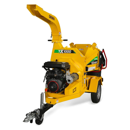 35hp 1000cc ZONSEN E-Start 8 inch Gas Powered Commerical Wood Chipper with Intelligent Hydraulic Feeding System ,  CROBA TX1000