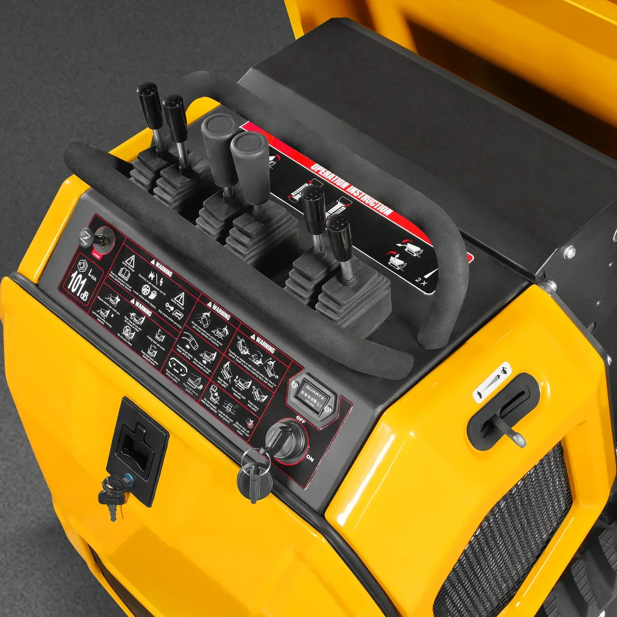 1100lb 420cc E-start Gas Engine Stand-ON Hydraulic Track Dumper Hydraulic Tipping and Lifting with Self-Loading,  T80HL