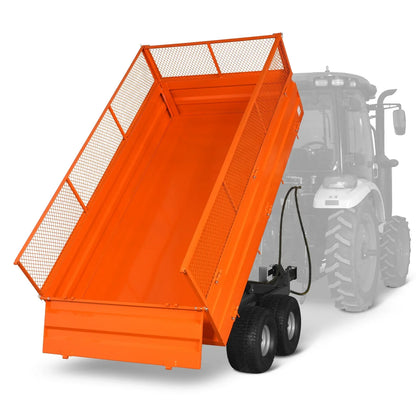 MechMaxx 2-Ton Capacity Heavy-Duty Dump Trailer,  DT4X8W
