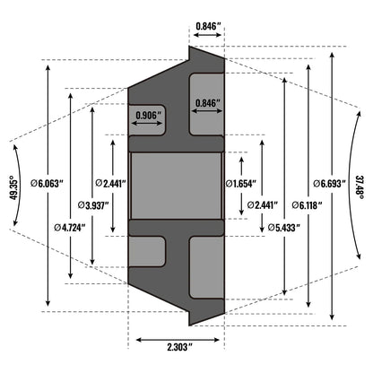 Truck Cone Kit for WB Wheel Balancer (for SKU: 200009, 200010)