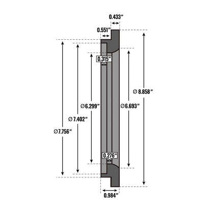 Truck Cone Kit for WB Wheel Balancer (for SKU: 200009, 200010)