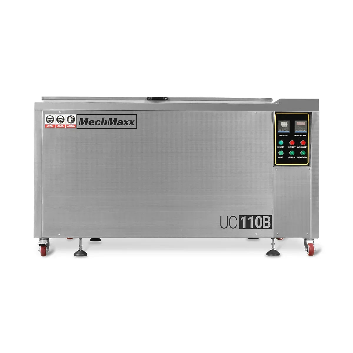 114 Gal / 432L Heavy Duty Industrial Ultrasonic Parts Washer, 28kHz 60 Transducers , SS304 Tank, 10kW Heater, 208–240V 3 Phase Power