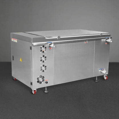 114 Gal / 432L Heavy Duty Industrial Ultrasonic Parts Washer, 28kHz 60 Transducers , SS304 Tank, 10kW Heater, 208–240V 3 Phase Power