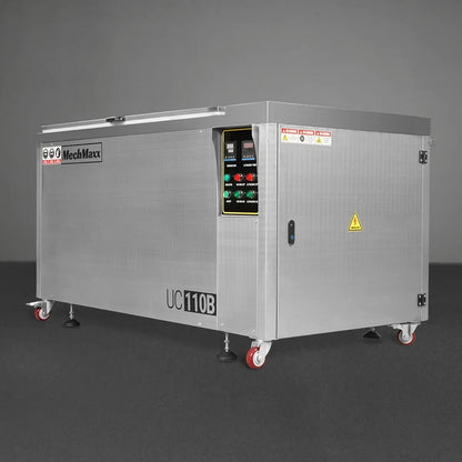 114 Gal / 432L Heavy Duty Industrial Ultrasonic Parts Washer, 28kHz 60 Transducers , SS304 Tank, 10kW Heater, 208–240V 3 Phase Power