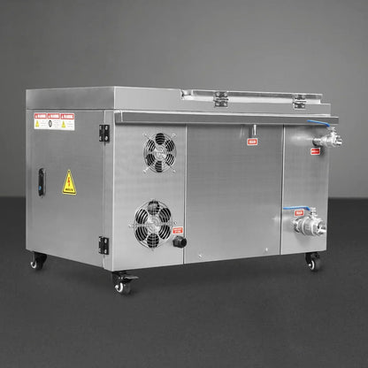 12 Gal / 47 L Heavy Duty Industrial Ultrasonic Parts Washer, 28kHz 9 Transducers , SS304 Tank, 6.6kW Heater, 208–240V 1 Phase Power