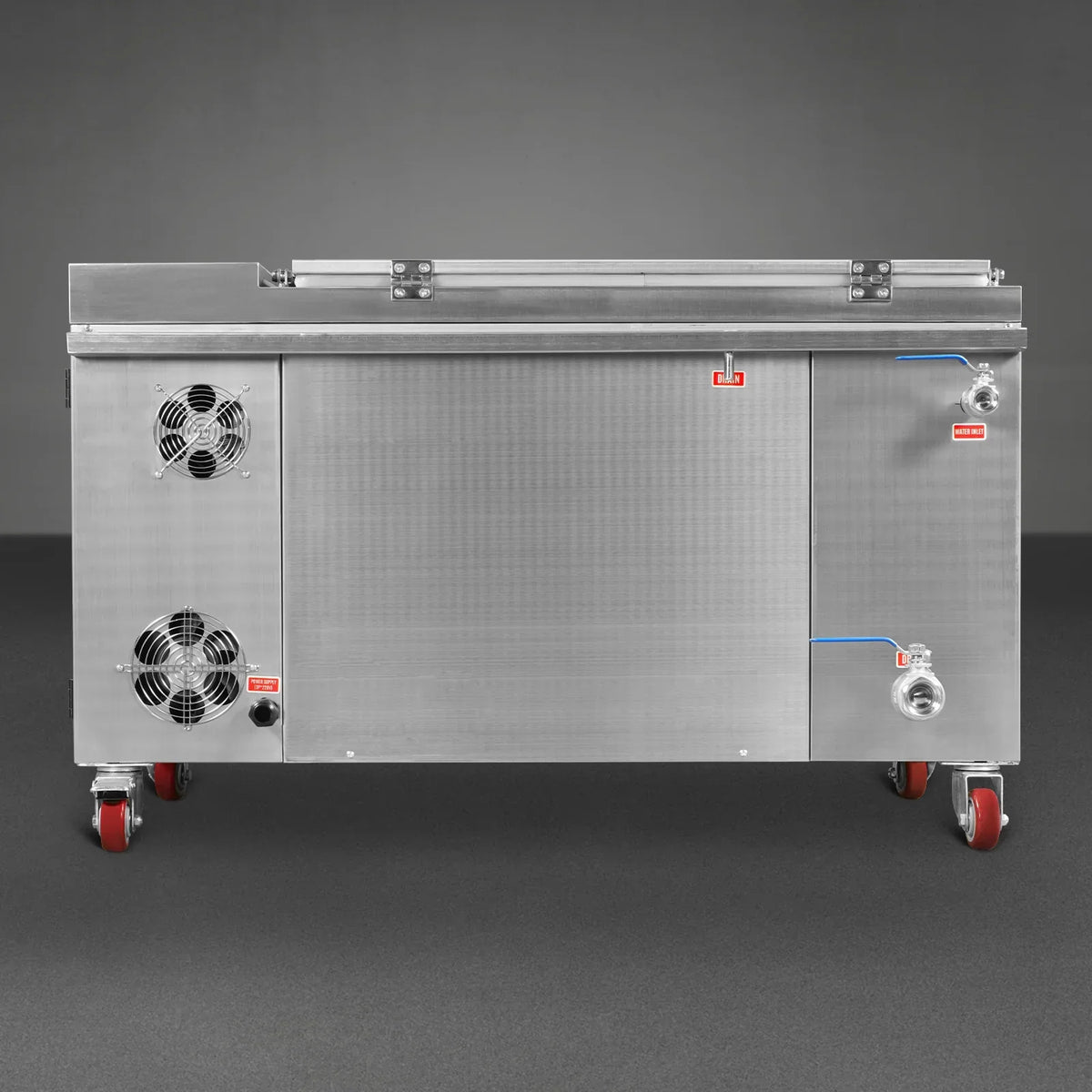 32 Gal / 120L Heavy Duty Industrial Ultrasonic Parts Washer, 28kHz 20 Transducers , SS304 Tank, 6.6kW Heater, 208–240V 3 Phase Power