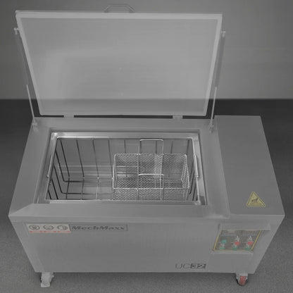 32 Gal / 120L Heavy Duty Industrial Ultrasonic Parts Washer, 28kHz 20 Transducers , SS304 Tank, 6.6kW Heater, 208–240V 3 Phase Power