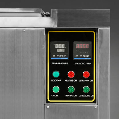 32 Gal / 120L Heavy Duty Industrial Ultrasonic Parts Washer, 28kHz 20 Transducers , SS304 Tank, 6.6kW Heater, 208–240V 3 Phase Power