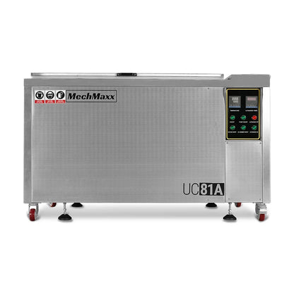 81 Gal / 308L Heavy Duty Industrial Ultrasonic Parts Washer, 28kHz 40 Transducers, Oil Skimmer, SS304 Tank, 10kW Heater, 208–240V 3 Phase Power