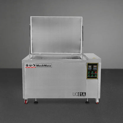 81 Gal / 308L Heavy Duty Industrial Ultrasonic Parts Washer, 28kHz 40 Transducers, Oil Skimmer, SS304 Tank, 10kW Heater, 208–240V 3 Phase Power