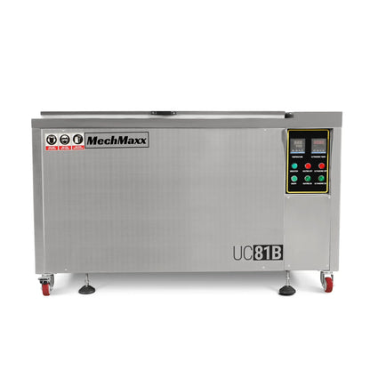 81 Gal / 308L Heavy Duty Industrial Ultrasonic Parts Washer, 28kHz 40 Transducers,  SS304 Tank, 10kW Heater, 208–240V 3 Phase Power