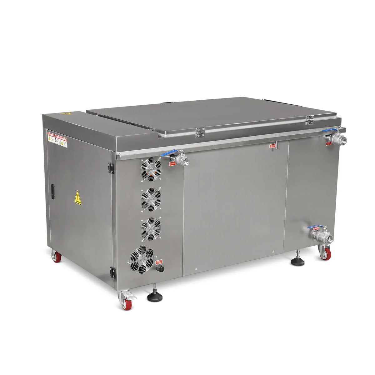 81 Gal / 308L Heavy Duty Industrial Ultrasonic Parts Washer, 28kHz 40 Transducers,  SS304 Tank, 10kW Heater, 208–240V 3 Phase Power