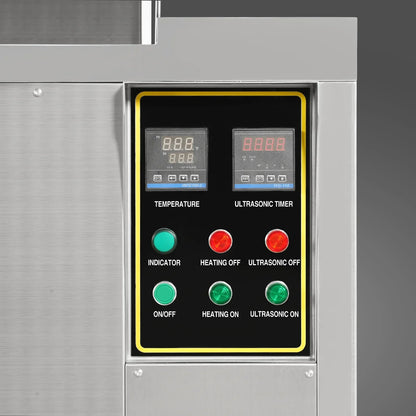 81 Gal / 308L Heavy Duty Industrial Ultrasonic Parts Washer, 28kHz 40 Transducers,  SS304 Tank, 10kW Heater, 208–240V 3 Phase Power