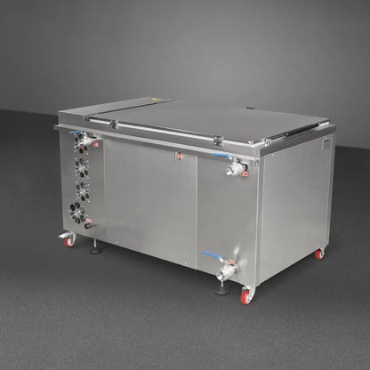 81 Gal / 308L Heavy Duty Industrial Ultrasonic Parts Washer, 28kHz 40 Transducers,  SS304 Tank, 10kW Heater, 208–240V 3 Phase Power