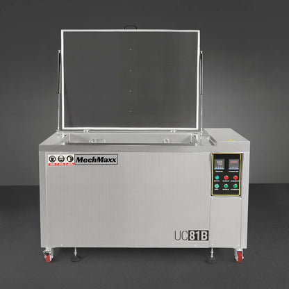 81 Gal / 308L Heavy Duty Industrial Ultrasonic Parts Washer, 28kHz 40 Transducers,  SS304 Tank, 10kW Heater, 208–240V 3 Phase Power
