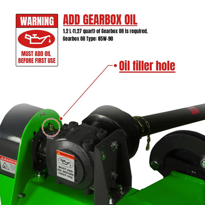 48" Standard 3 Point Offset Flail Ditch Bank Mower,  25-50HP,  VAM48
